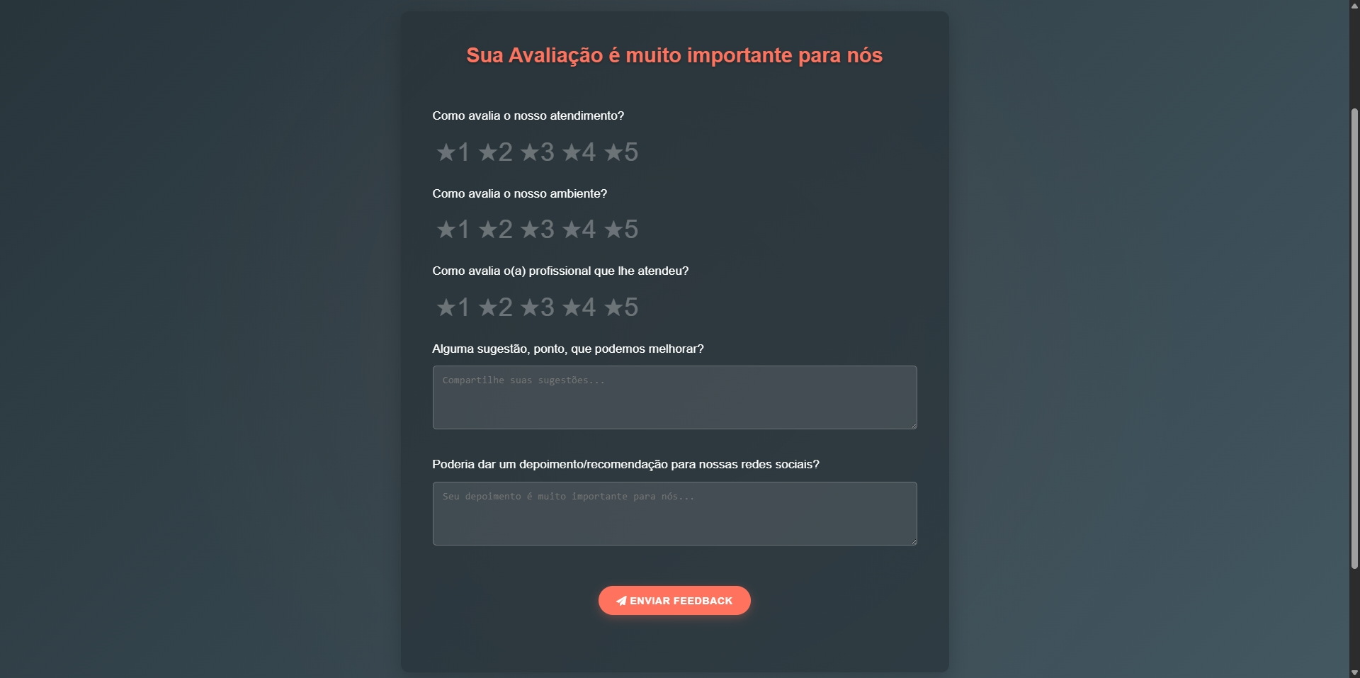 Coleta de Feedback
